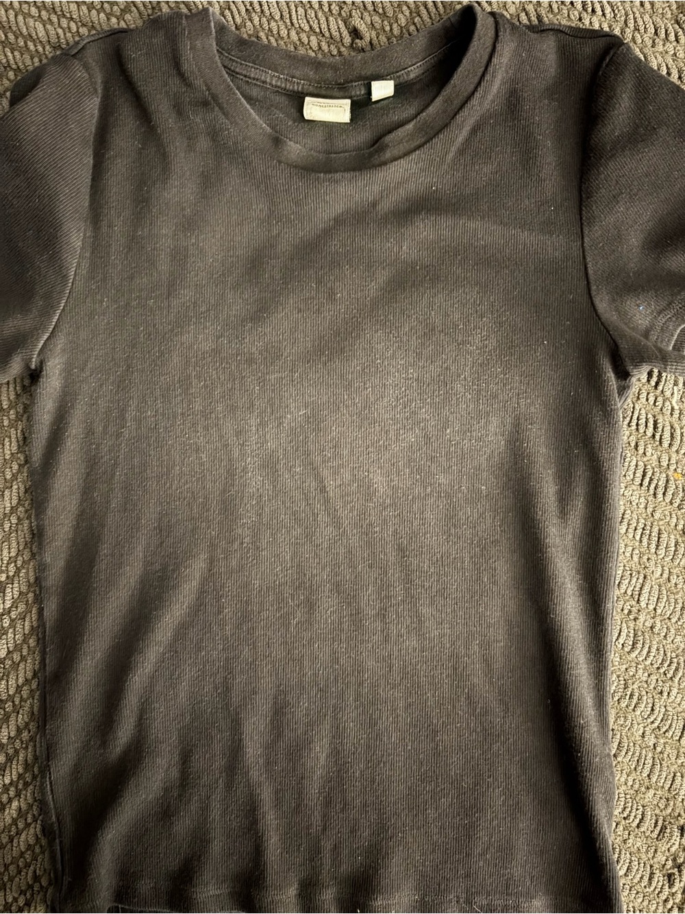 Aritzia black ribbed homestretch